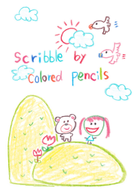 Scribble by colored pencils 3(Theme)