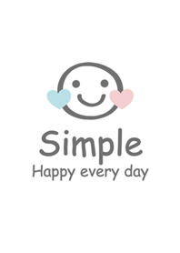 Cute simple smile theme