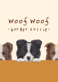 Woof Woof -Border Collie- AUTUMN COLORS