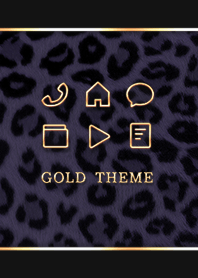 GOLD x PANTHER PATTERN  - 01 F-05