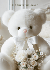 Beautiful Bear-WHITE RIBBON 31