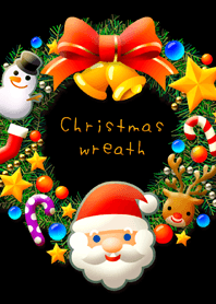- Christmas wreath -
