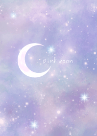 ピンクムーン：くすみパープル星座
