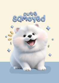 Samoyed Chubby Cute : Dog Bear