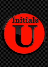 Good fortune Initials 9 "U"(j)