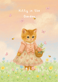 Kitty In The Garden