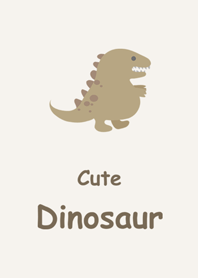Simple cute dinosaur