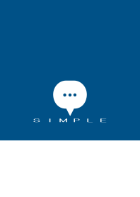 SIMPLE(white blue)V.1842b