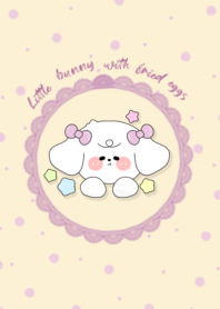 Little bunny with fried eggs1