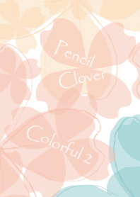Pencil Clover Colorful 2