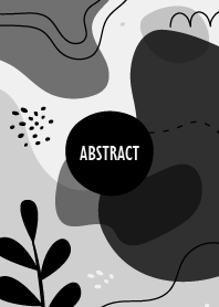 Abstract Floral Gray 3