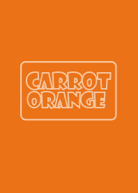 [Simple carrot orange theme]