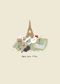 Bonjour ! 貓咪的巴黎小日子