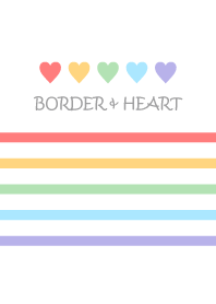 BORDER & HEART-Colorful-