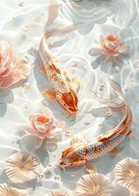 閃耀絕美的吉祥鯉魚❤