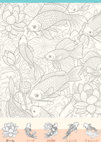 Fish in a lotus pond2