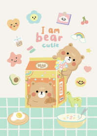 I am Bear Cutie (Pastel)