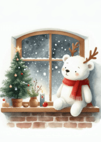 Cute bear Christmas_3