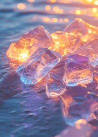 Blue Sunset Crystal Blue
