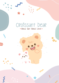 Croissant Bear Good Day Kawaii