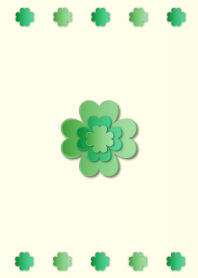 大人可愛い四葉のクローバー Line 着せかえ Line Store