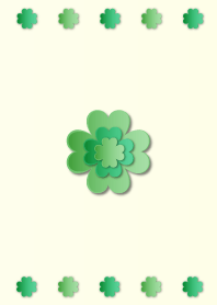 Cute clover - green -