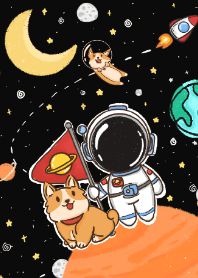 모험 개와 작은 우주 비행사