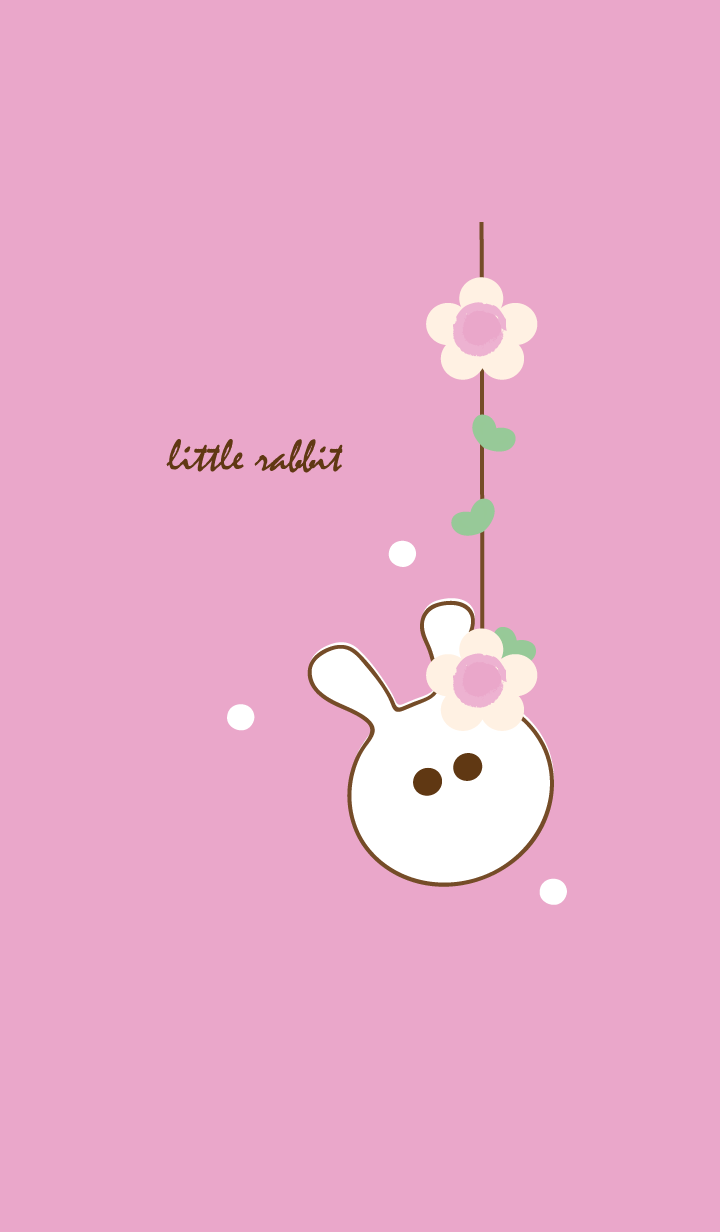 little rabbit with little flower 14