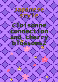 Japanese style<Cloisonne and cherry2>