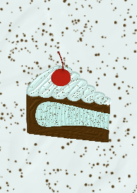 Mint chocolate cake cafe