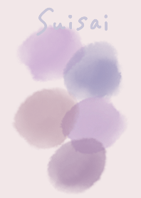 Simple Watercolor Dull Color (Purple)
