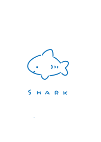 Shark(24)/white blue