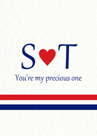 S&T Initial -Red & Blue-