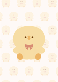 Happy stuffed chick