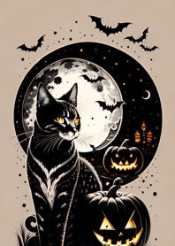 halloween cat a3c86B