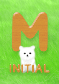 Initial M / White