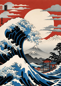 浮世絵の風景-昼 14