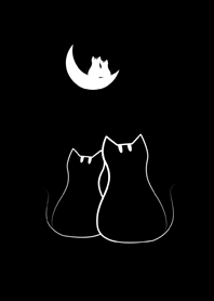 Happy Cats In Love.