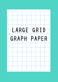 LARGE GRID GRAPH PAPER-EMERALD COLORj