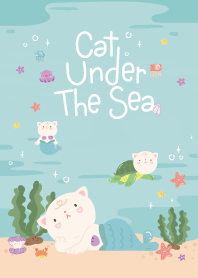 cat under the sea