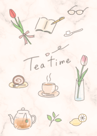 Tea Time Marble orange13_2