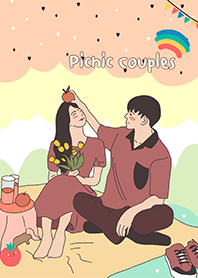 Minimal Story : Picnic couple