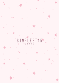 SIMPLE STAR-PINK WHITE- 9