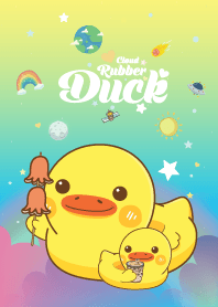 เป็ดยาง เมฆสีเหลือง