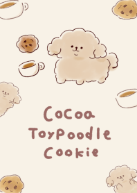 ココア クッキー トイプードル ベージュ
