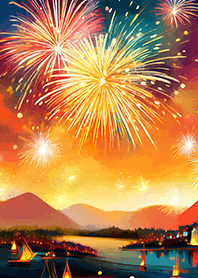 Beautiful Fireworks Theme#65
