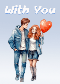 Cute couple : Stay with you forever.