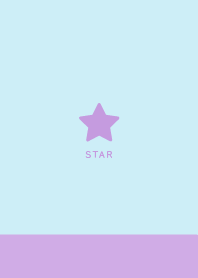 Simple Lucky Star / Purple&Blue