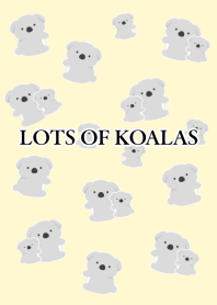 LOTS OF KOALASj-LIGHT YELLOW