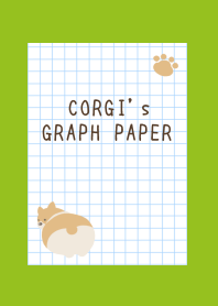 CORGI's GRAPH PAPER-LEAF GREENj